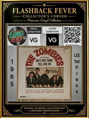 THE ZOMBIES•The Zombies•Jan 1965 US Mono (#PA 61001) Indianapolis, 1st Pressing